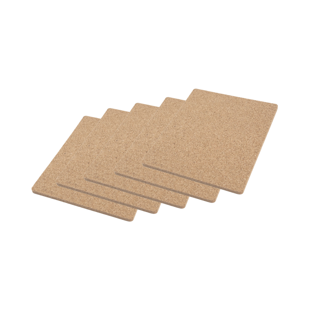 Square Cork Trivet 8.75x7.5" Pack/5