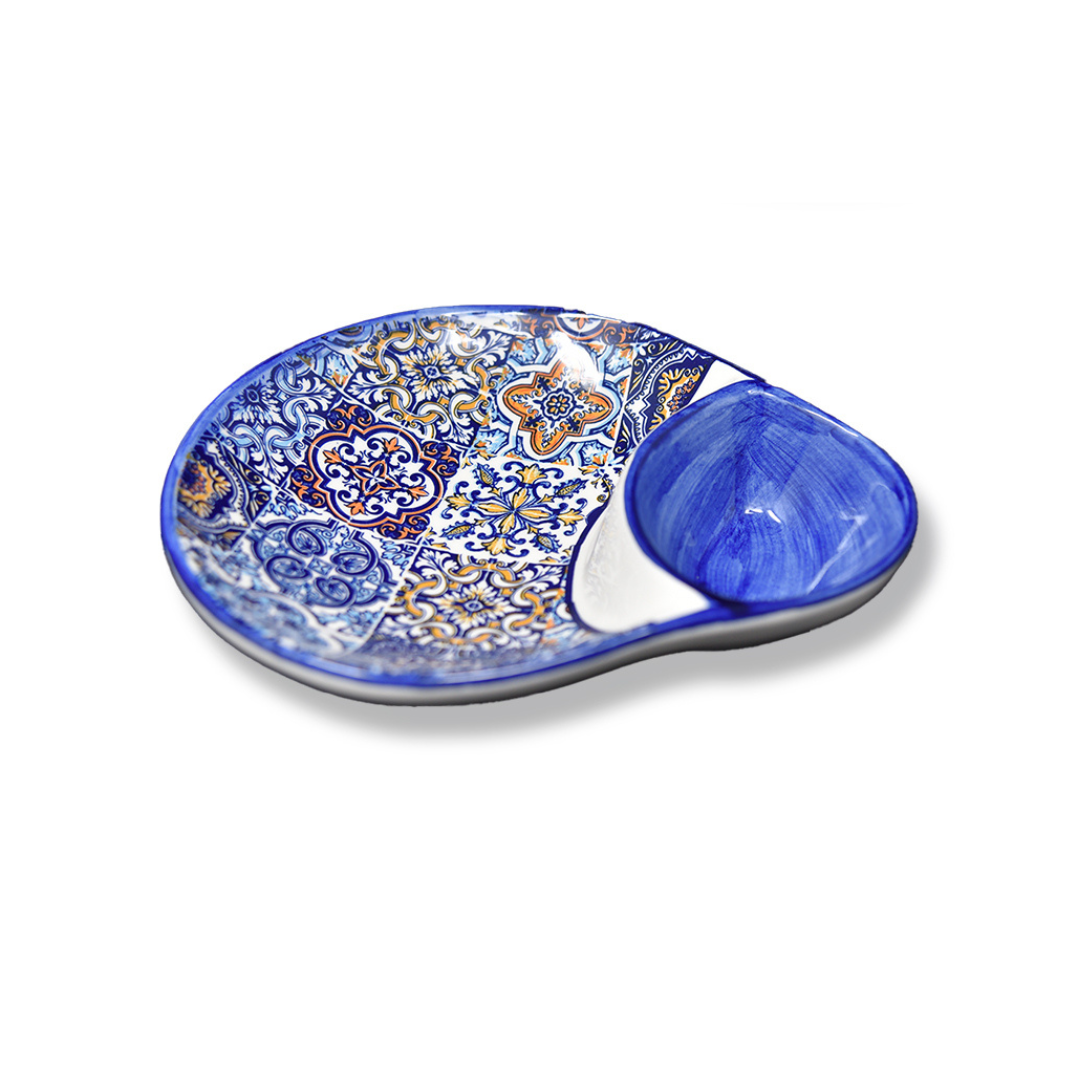 Azulejo Olive Dish 6.5"