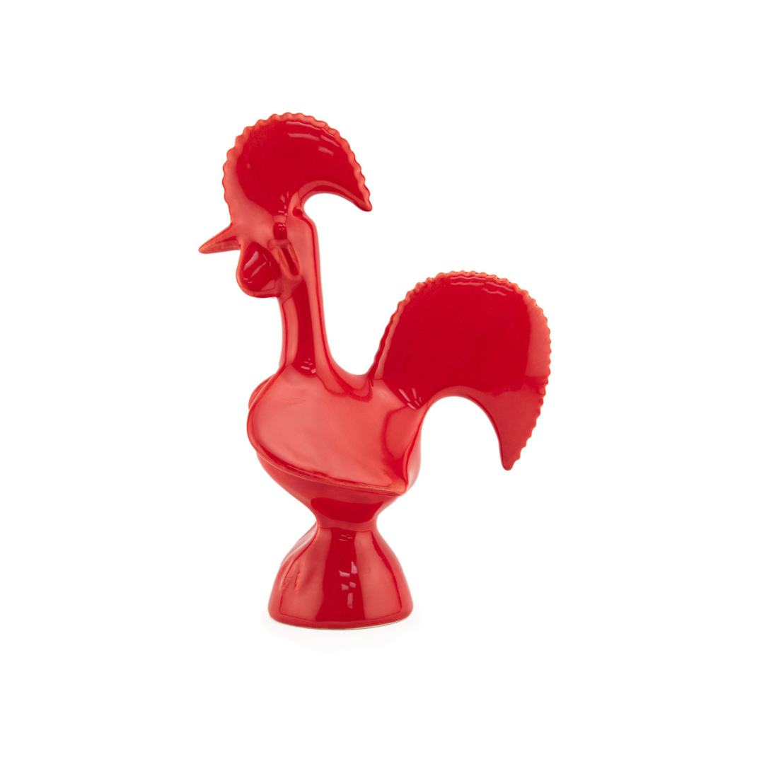 Alegria Red Rooster Statue