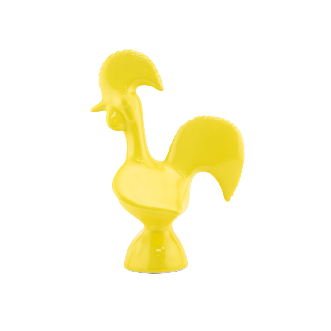 Alegria Yellow Rooster Statue