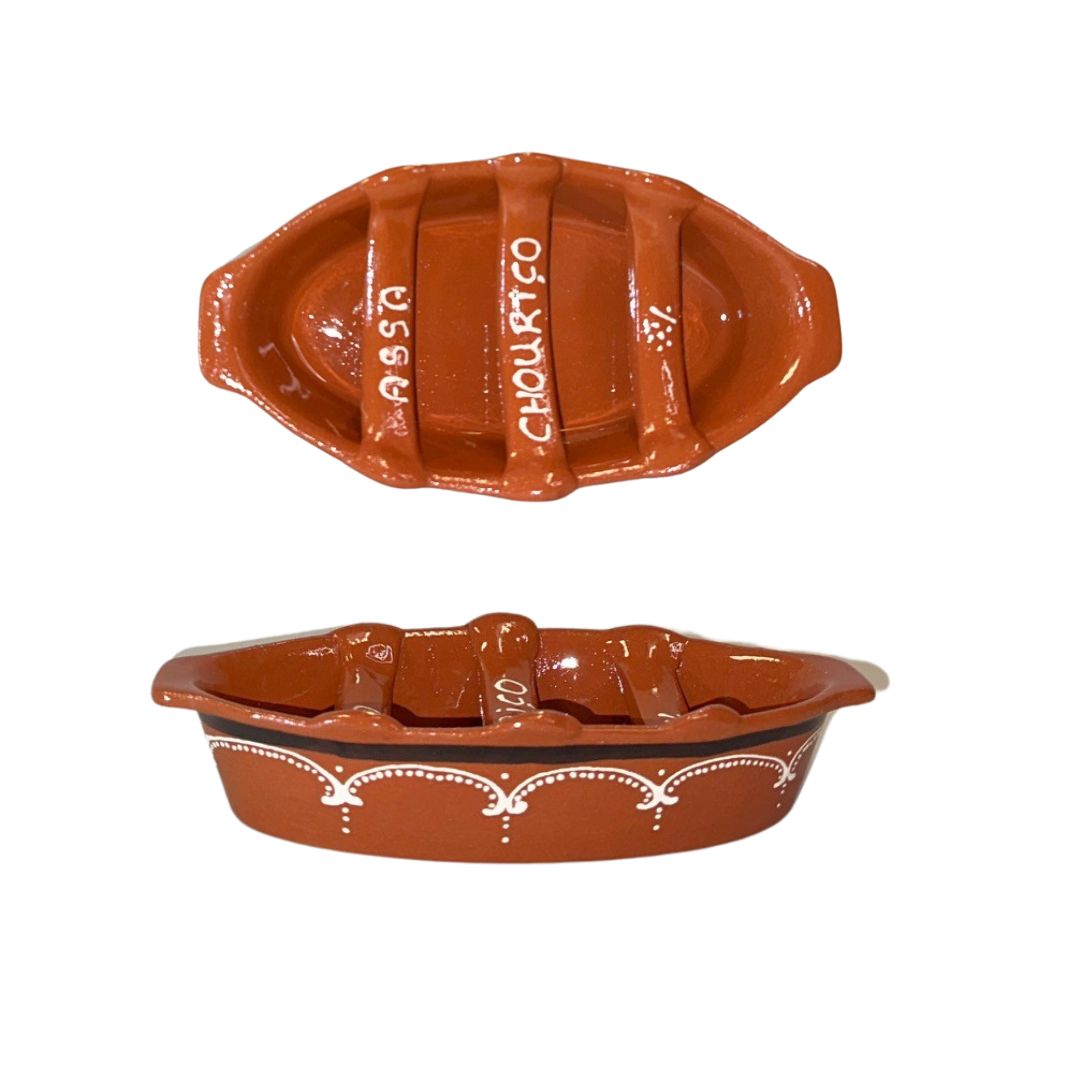 Arcos Clay Canoe Sausage Roaster 9"