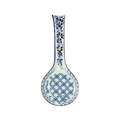 Flor Botao Amarelo Spoon Rest 10"