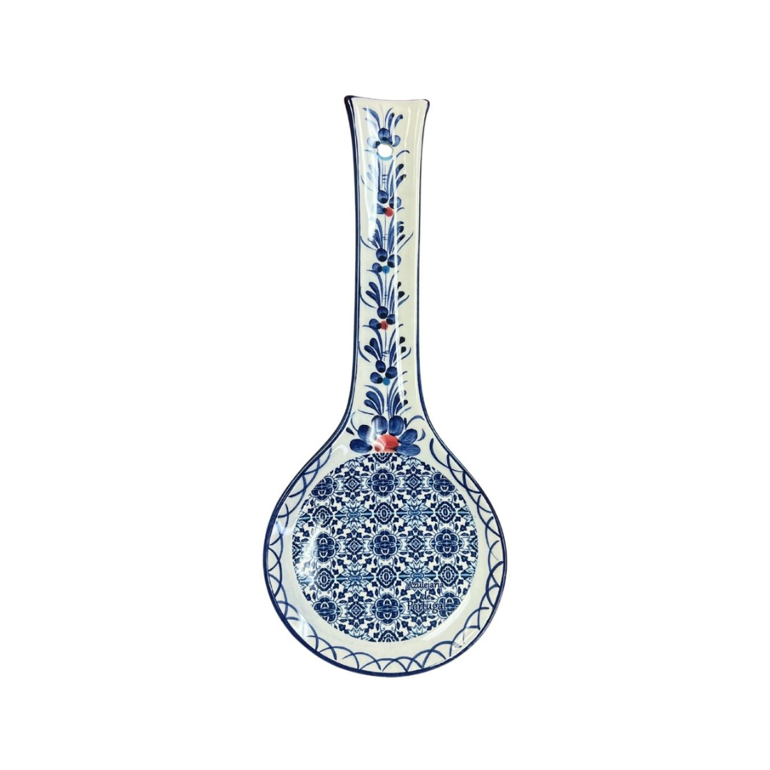 Pinha Azul Spoon Rest 10"