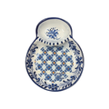 Flor Botao Amarelo Olive Dish 6"