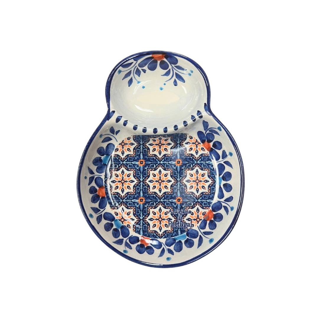 Flor Geometrica Olive Dish 6"