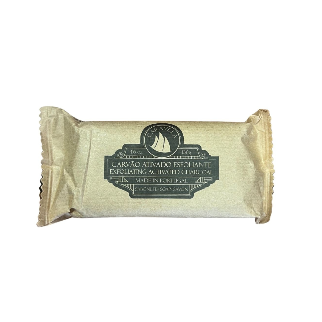 Caravela Exfoliating Activated Charcoal Soap 130gr