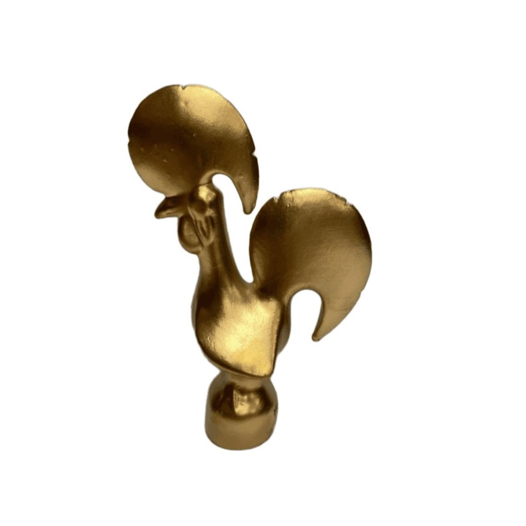 Gold Fado Rooster Statue