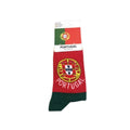 Red and Green Portugal Socks for Adults