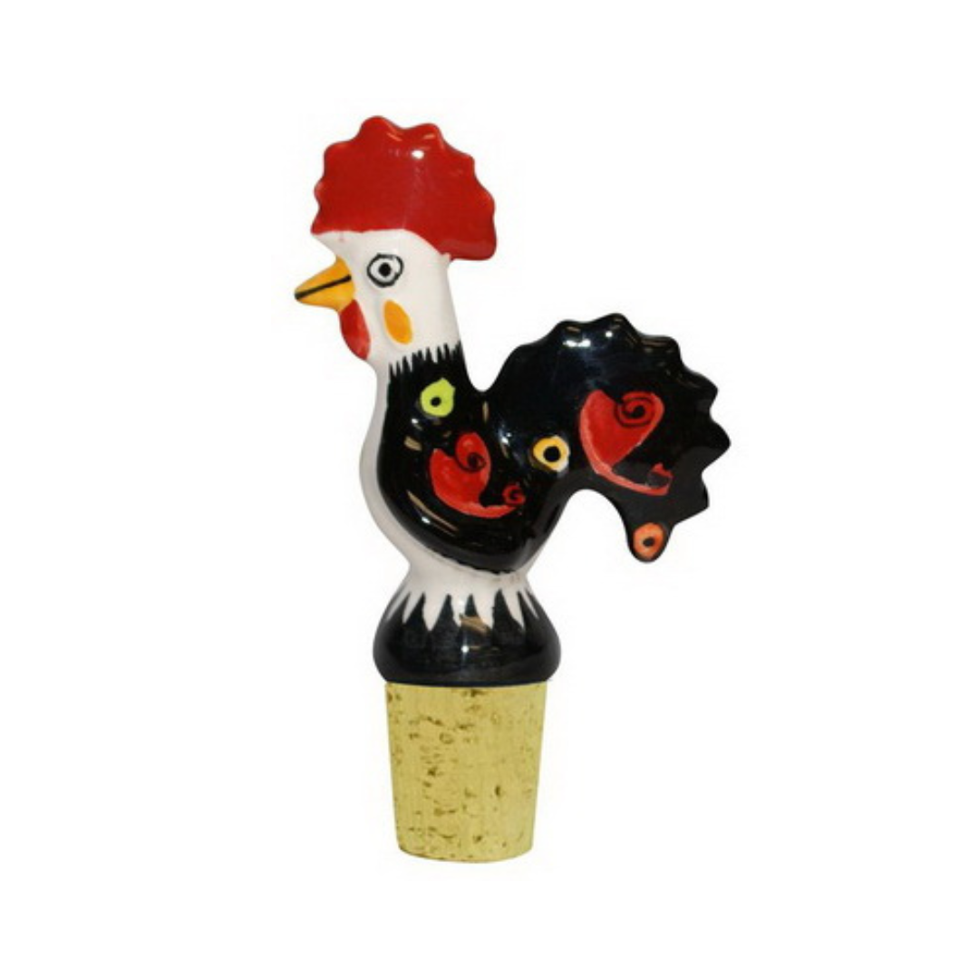 Love Rooster Cork Stopper 4"