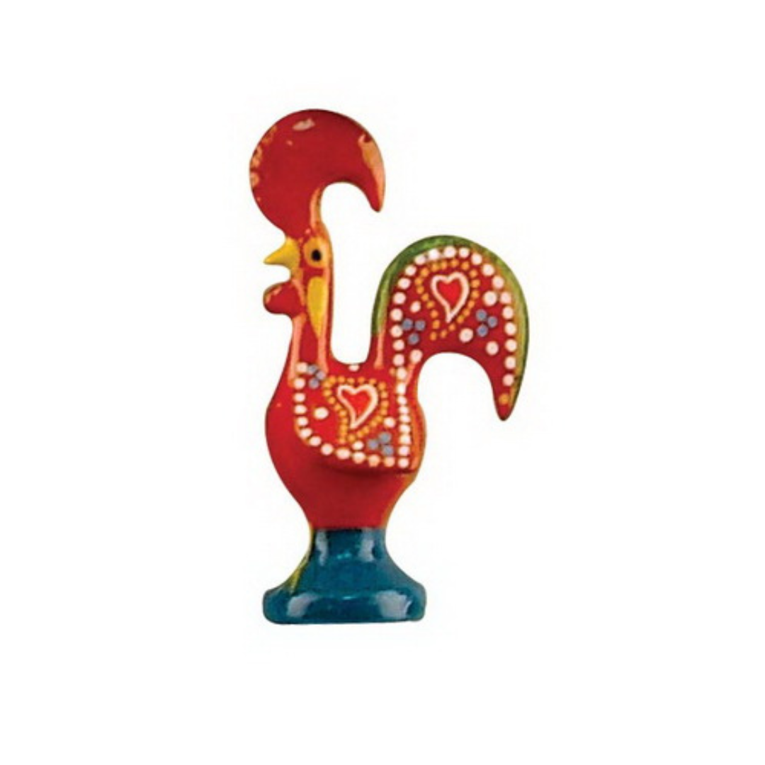 Metal Barcelos Rooster Magnet 4.75"