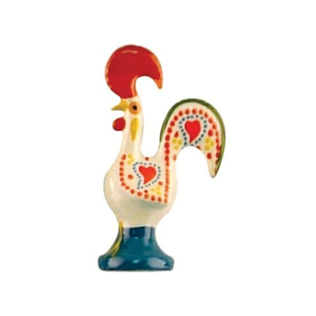 Metal Barcelos Rooster Magnet 4.75"