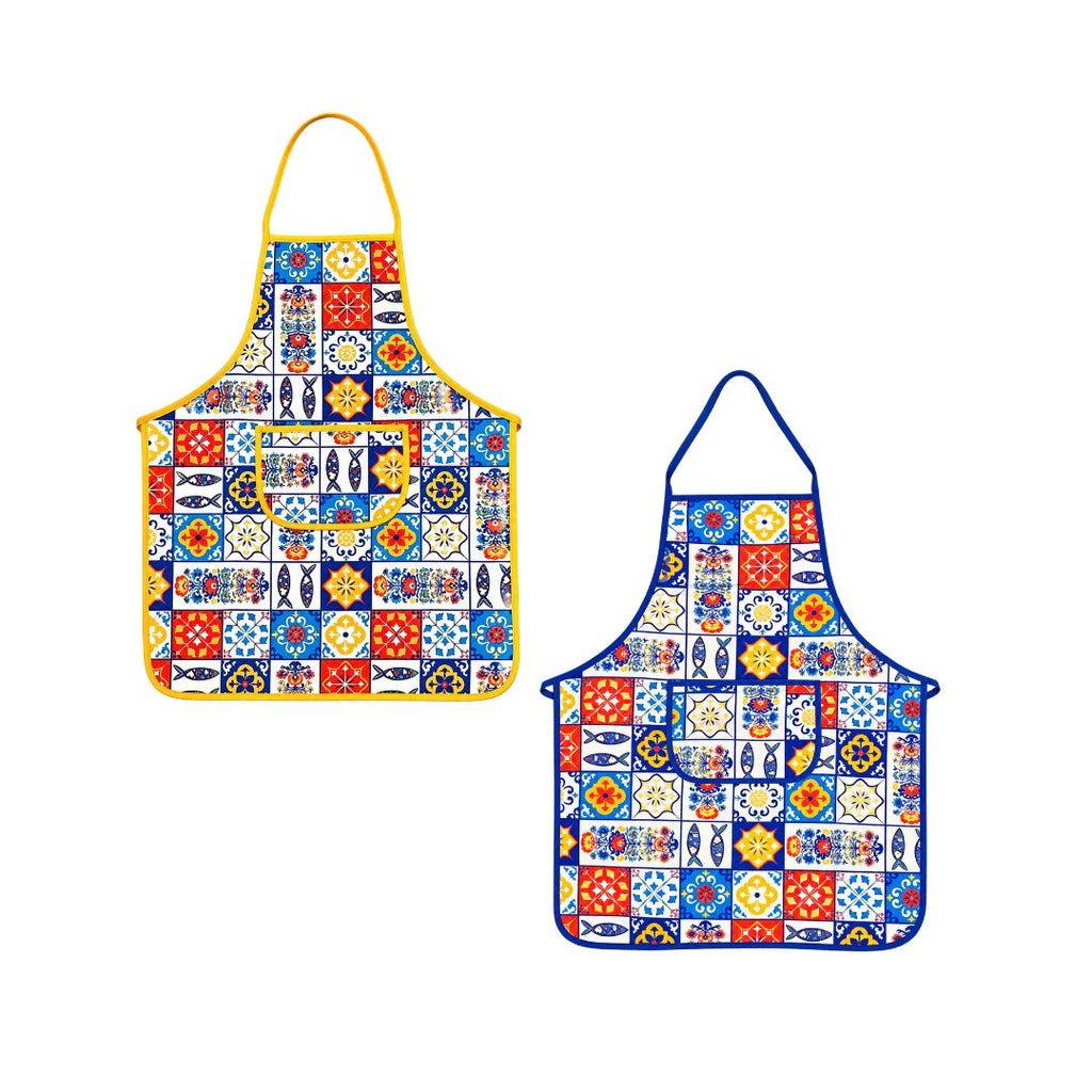 Multi-Colour Azulejo Apron 29x23"