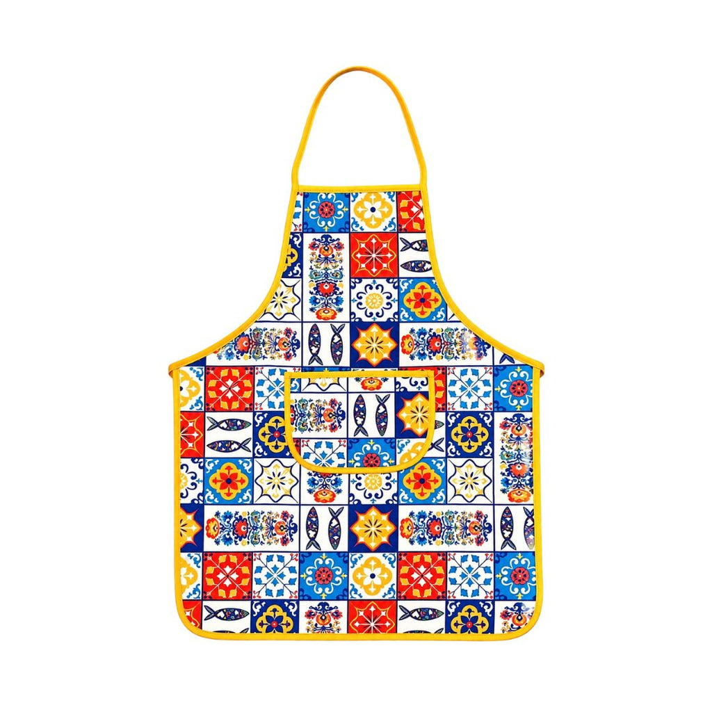 Multi-Colour Azulejo Apron 29x23"