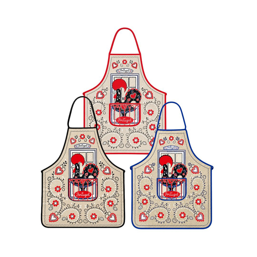 Vintage Rooster Apron 29x23"