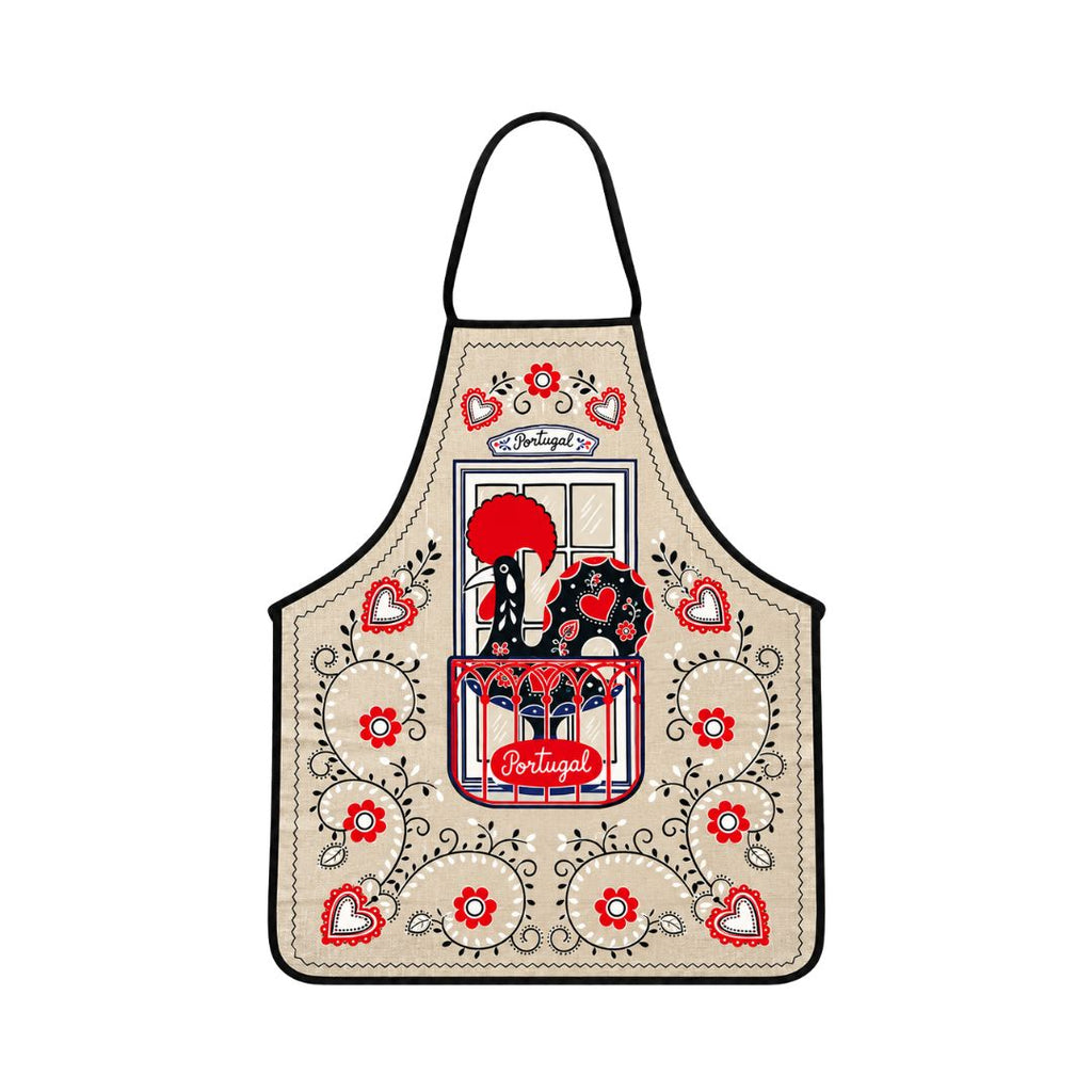 Vintage Rooster Apron 29x23"