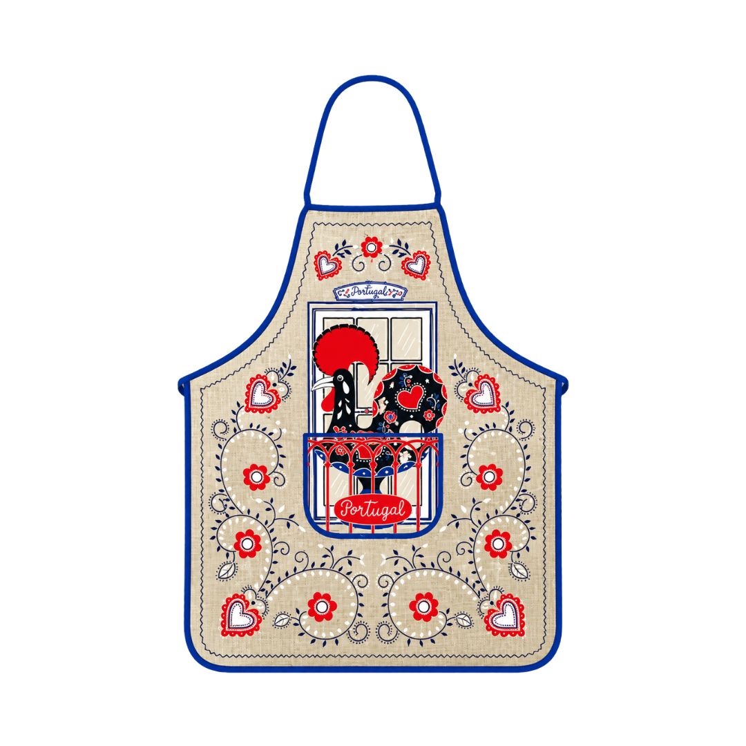 Vintage Rooster Apron 29x23"