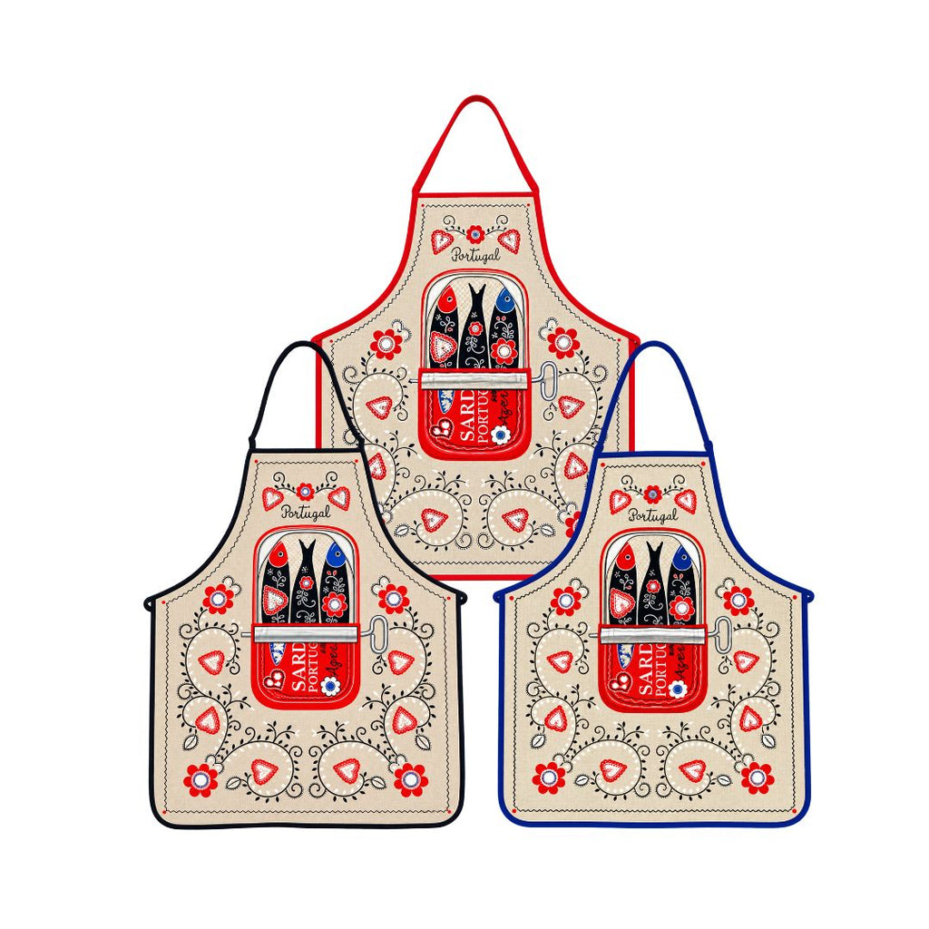 Vintage Sardine Apron 29x23"
