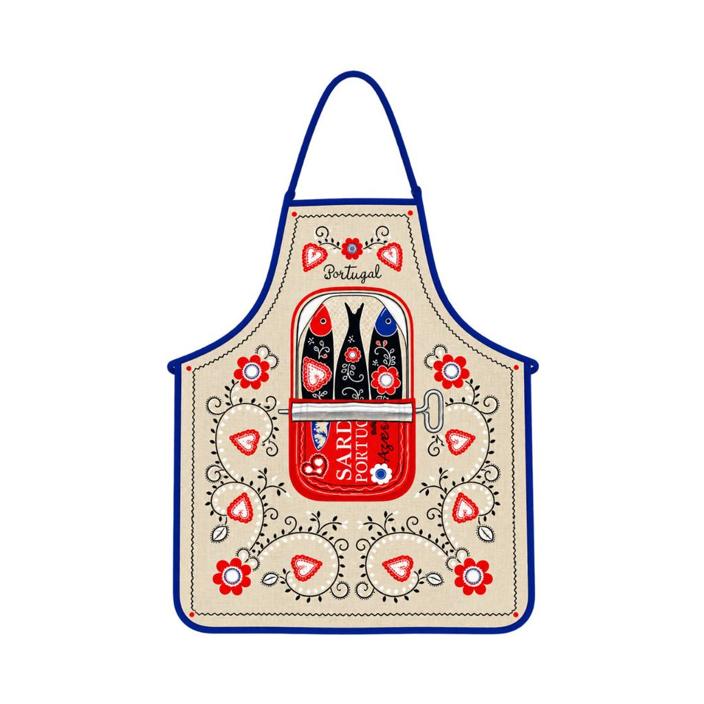 Vintage Sardine Apron 29x23"