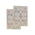 Set of 2 Vintage Viana Heart Kitchen Towel 20x28"