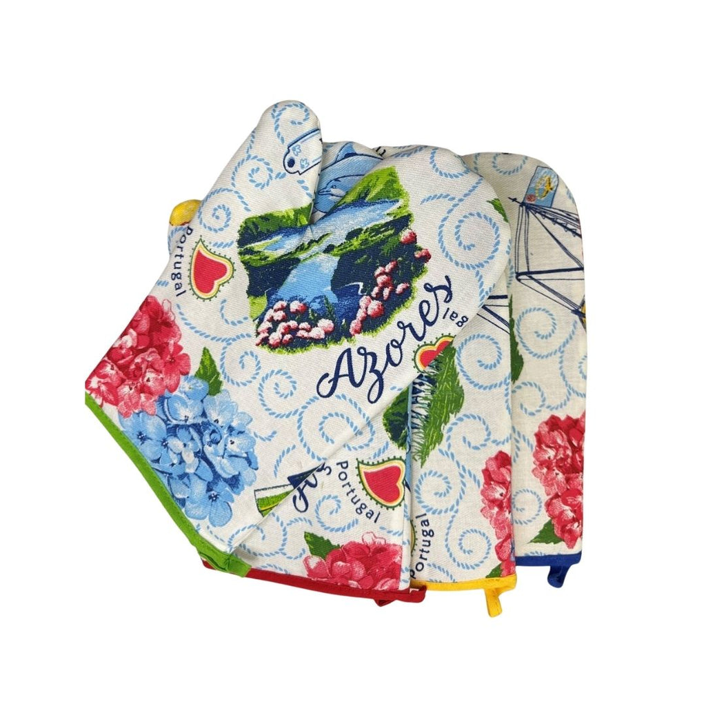 Set of 2 Acores Oven Mitts 11x6"