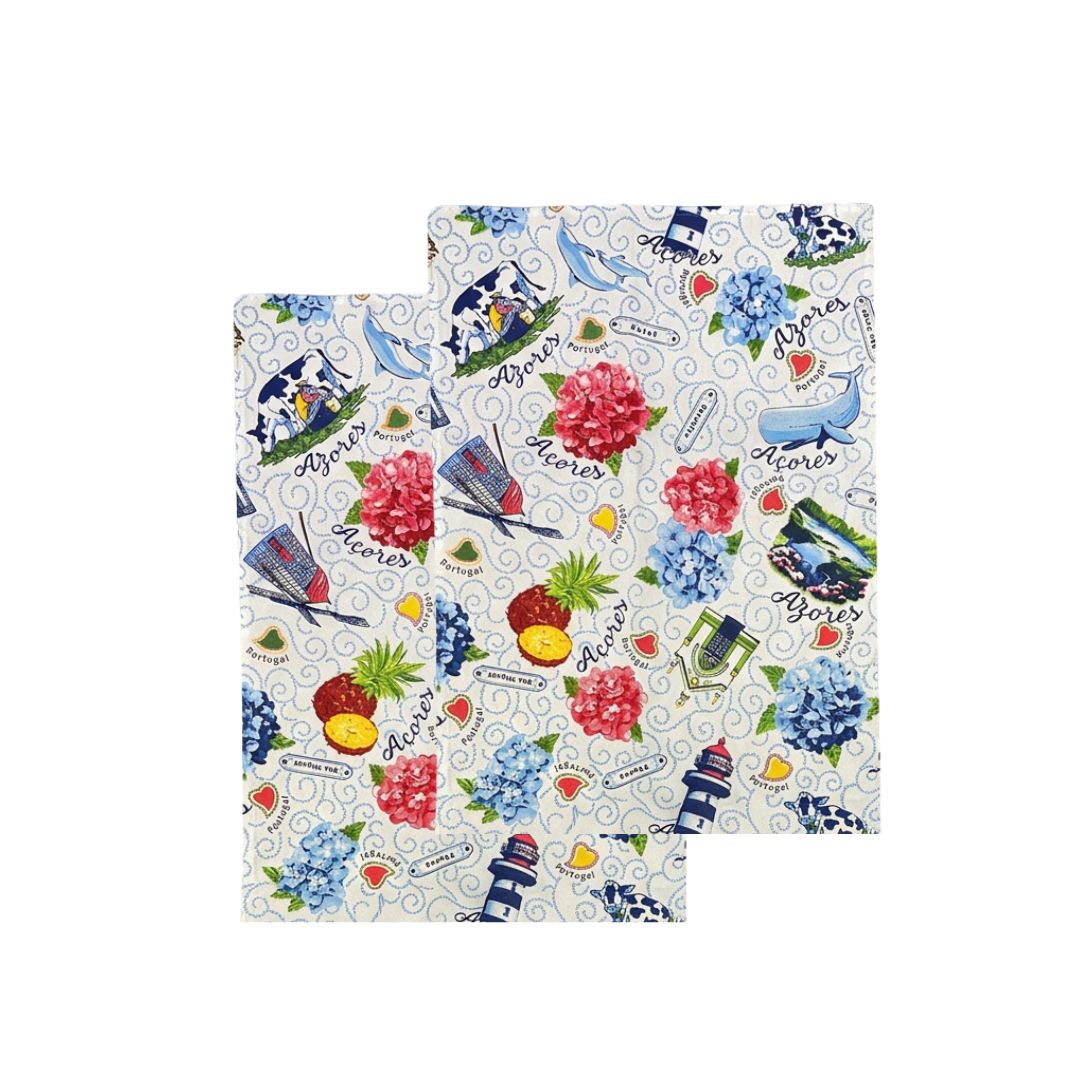Set of 2 Acores Kitchen Towel 20x28"
