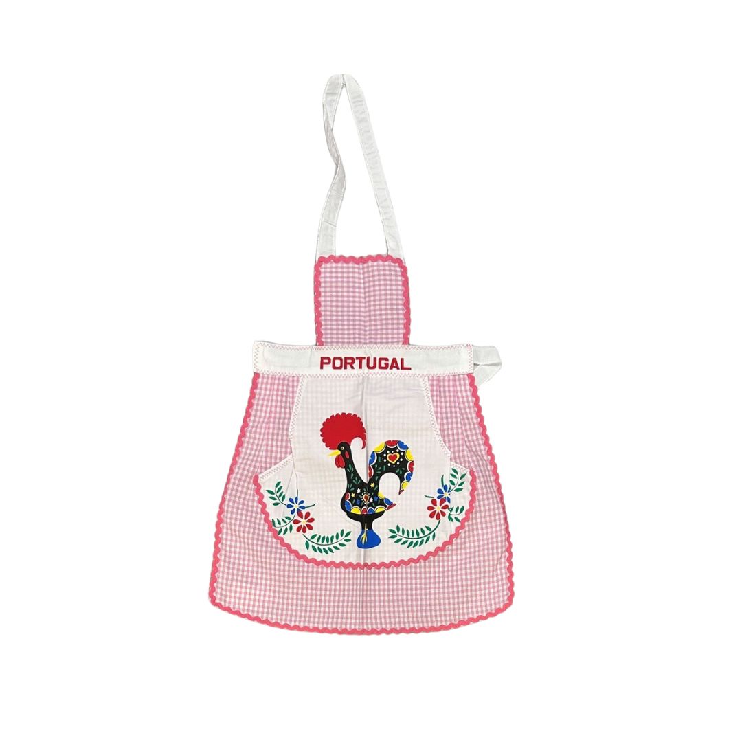 Checkered Kid's Portugal Apron for 2-4yo