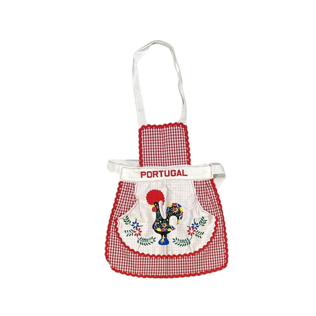 Checkered Kid's Portugal Apron for 2-4yo