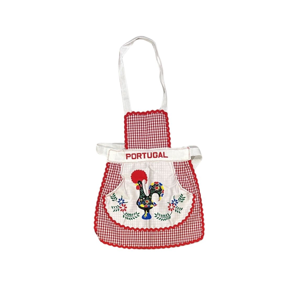 Checkered Kid's Portugal Apron for 2-4yo