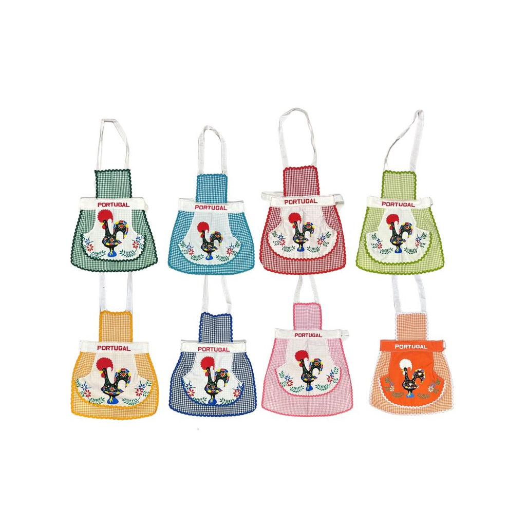 Checkered Kid's Portugal Apron for 2-4yo