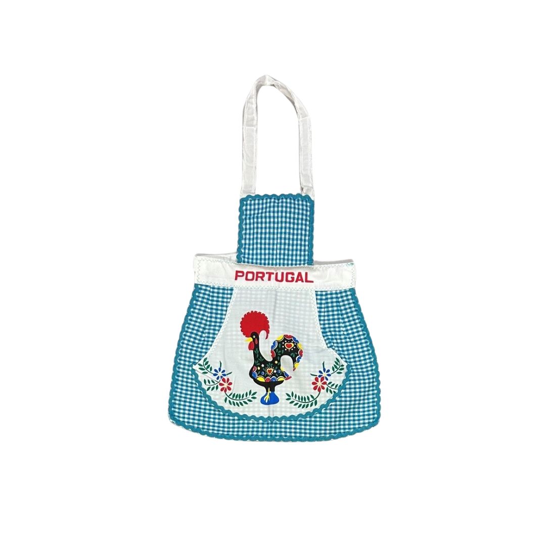 Checkered Kid's Portugal Apron for 2-4yo