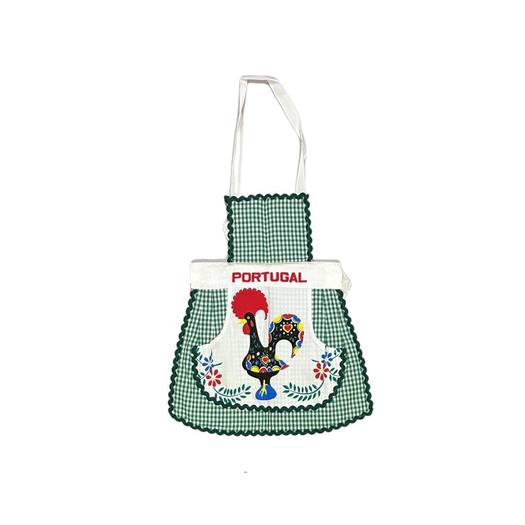 Checkered Kid's Portugal Apron for 2-4yo