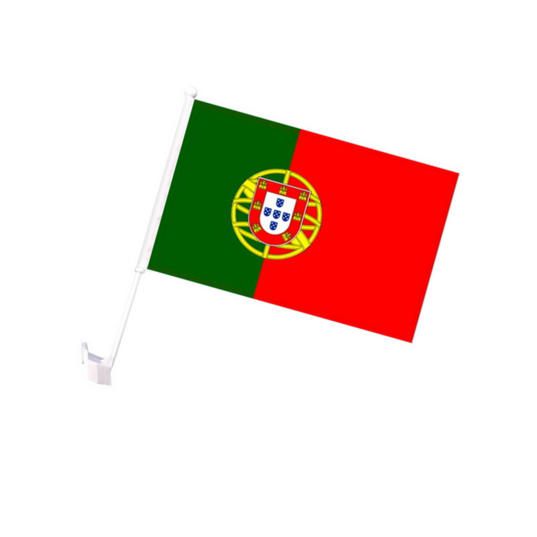 Portugal Flag for Car 12x18"