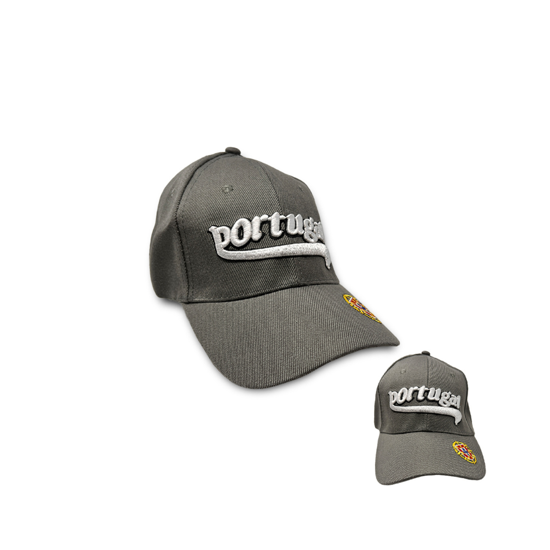 Grey Portugal Baseball Hat with Swoosh
