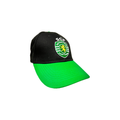 Green and Black Sporting Baseball Hat