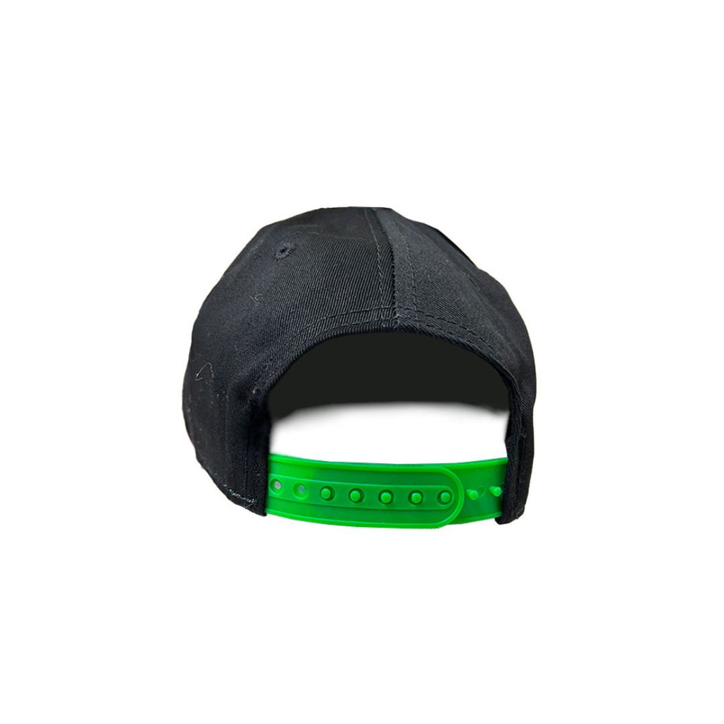 Green and Black Sporting Baseball Hat