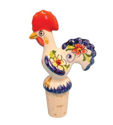 Viva Rooster Cork Stopper 4"